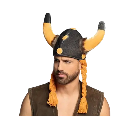 Gaulish / Viking helmet with braids