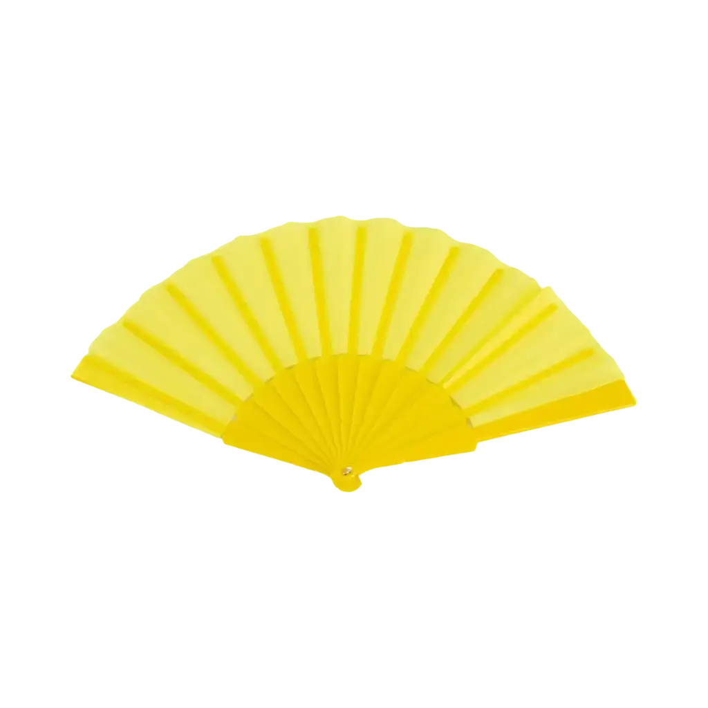 Yellow fan 43cm