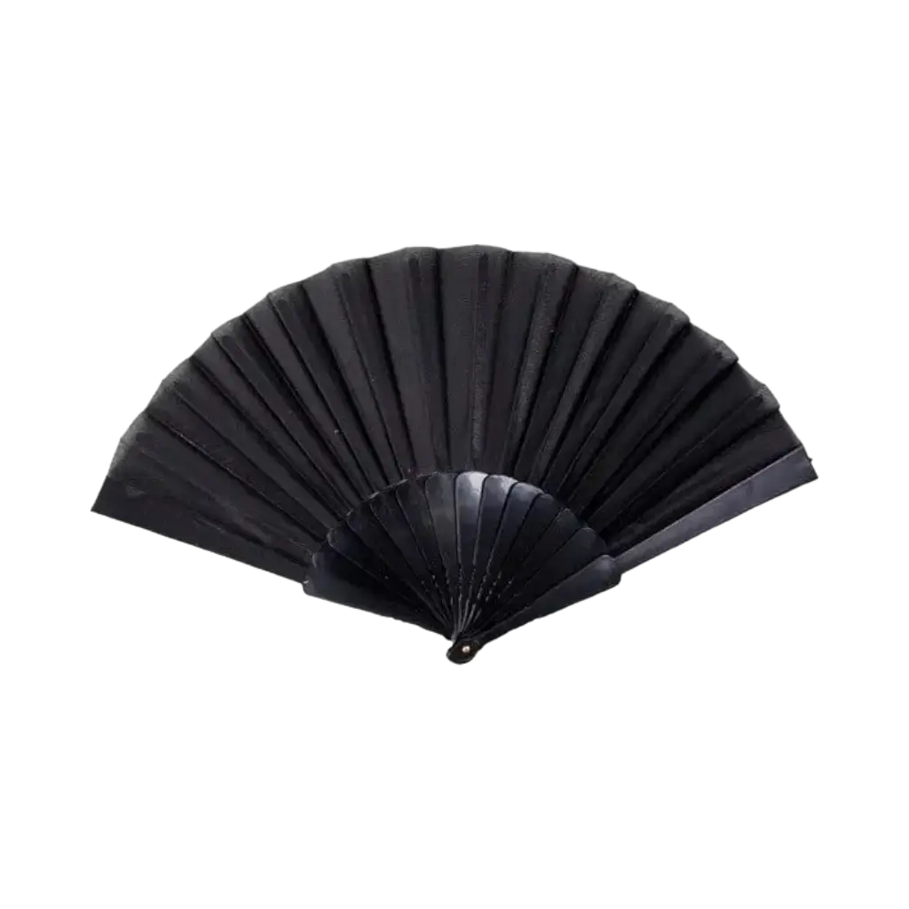 Black fan 43cm