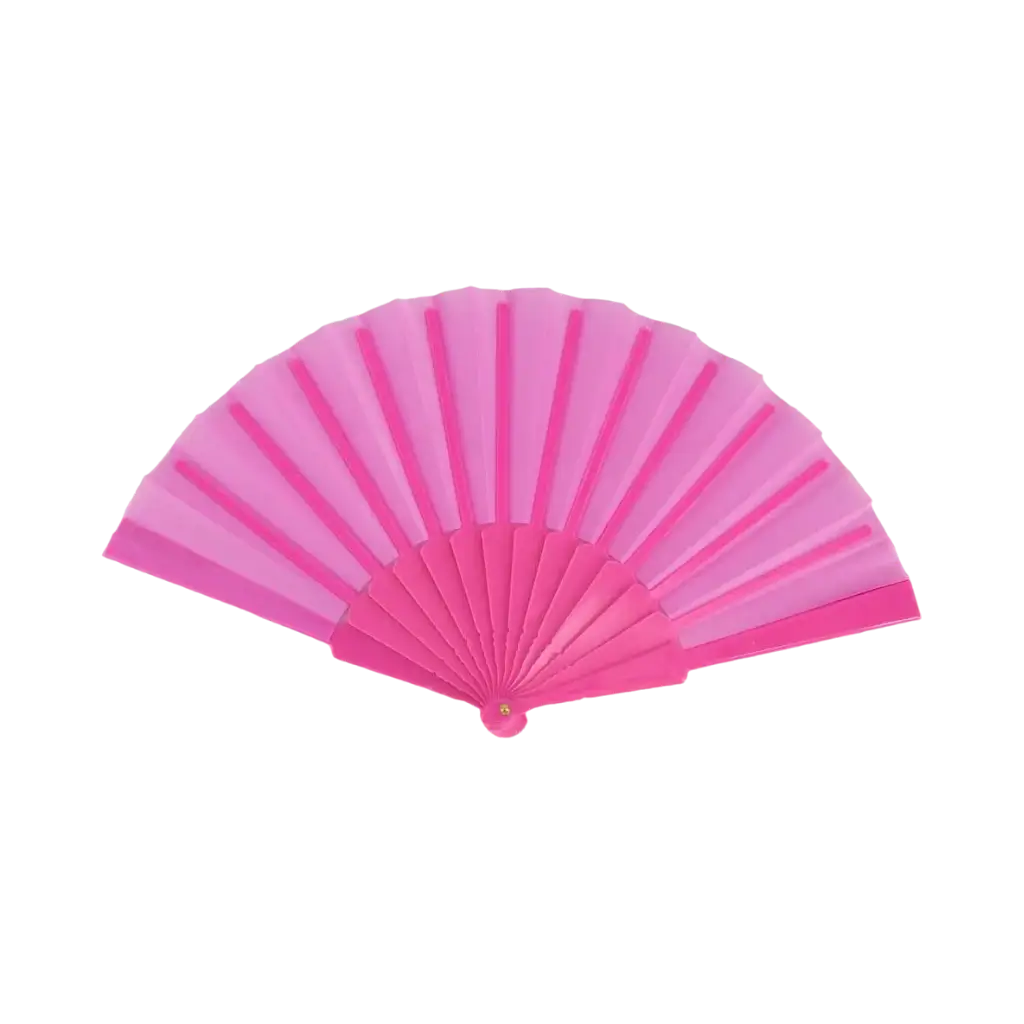 Pink fan 43cm