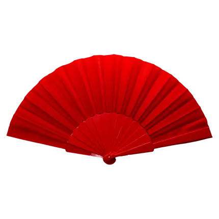 Red fan 43cm