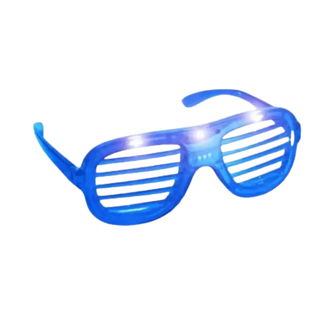 LED Backlight Sunglasses - Blue