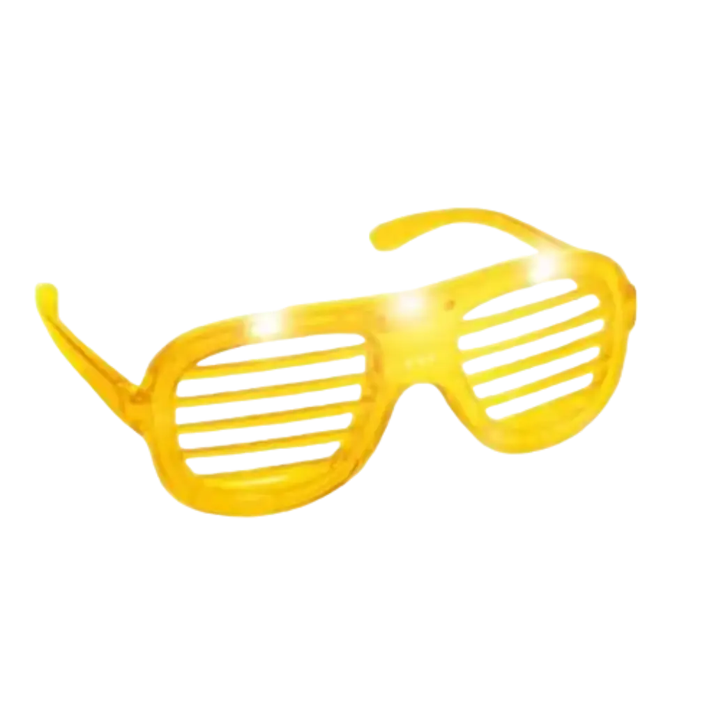 LED Backlit Sunglasses - Yellow