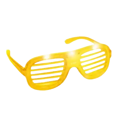 LED Backlit Sunglasses - Yellow