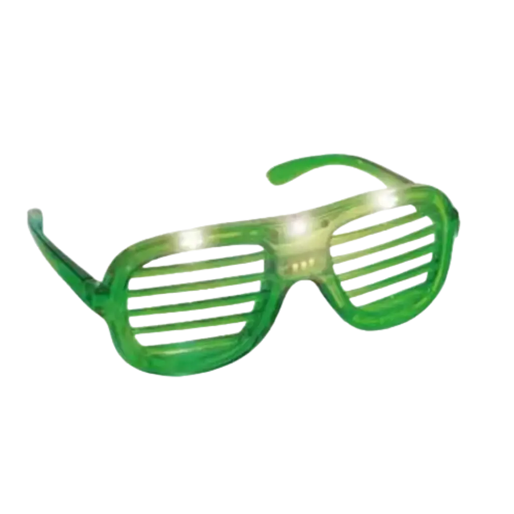 LED Backlit Awning Glasses - Green