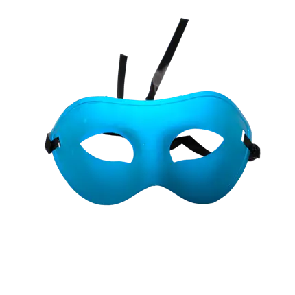 Venetian Wolf Mask - Blue