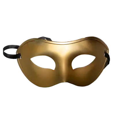 Venetian Wolf Mask - Gold