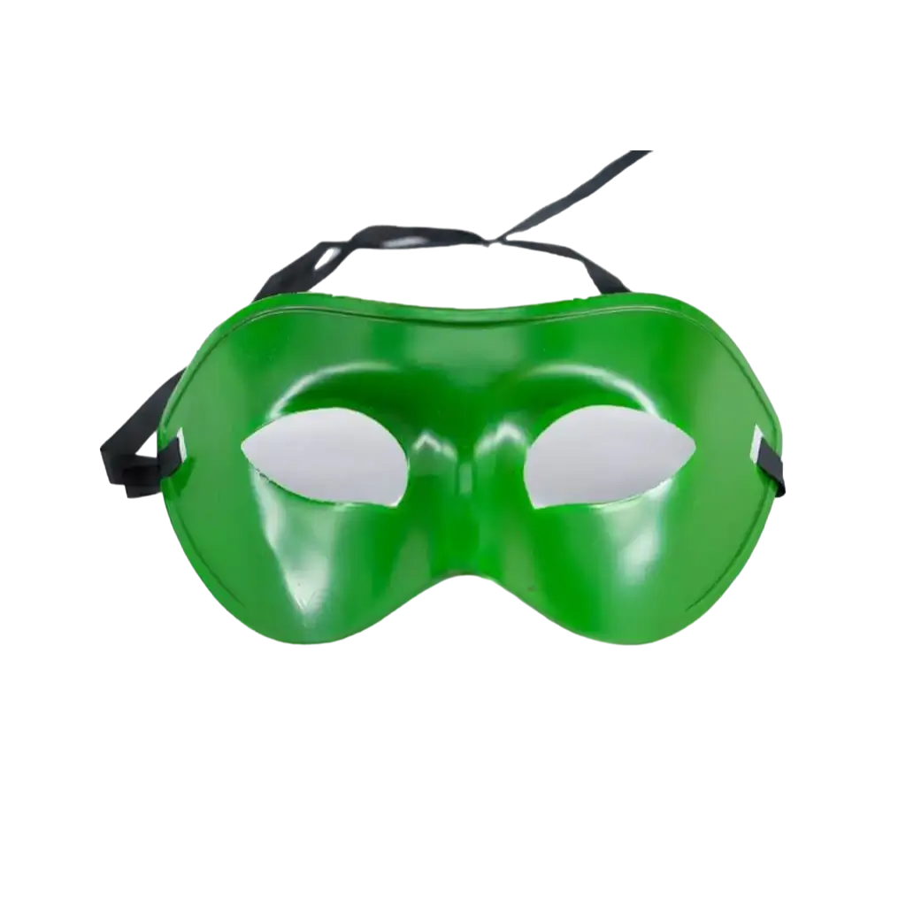 Venetian Wolf Mask - Green