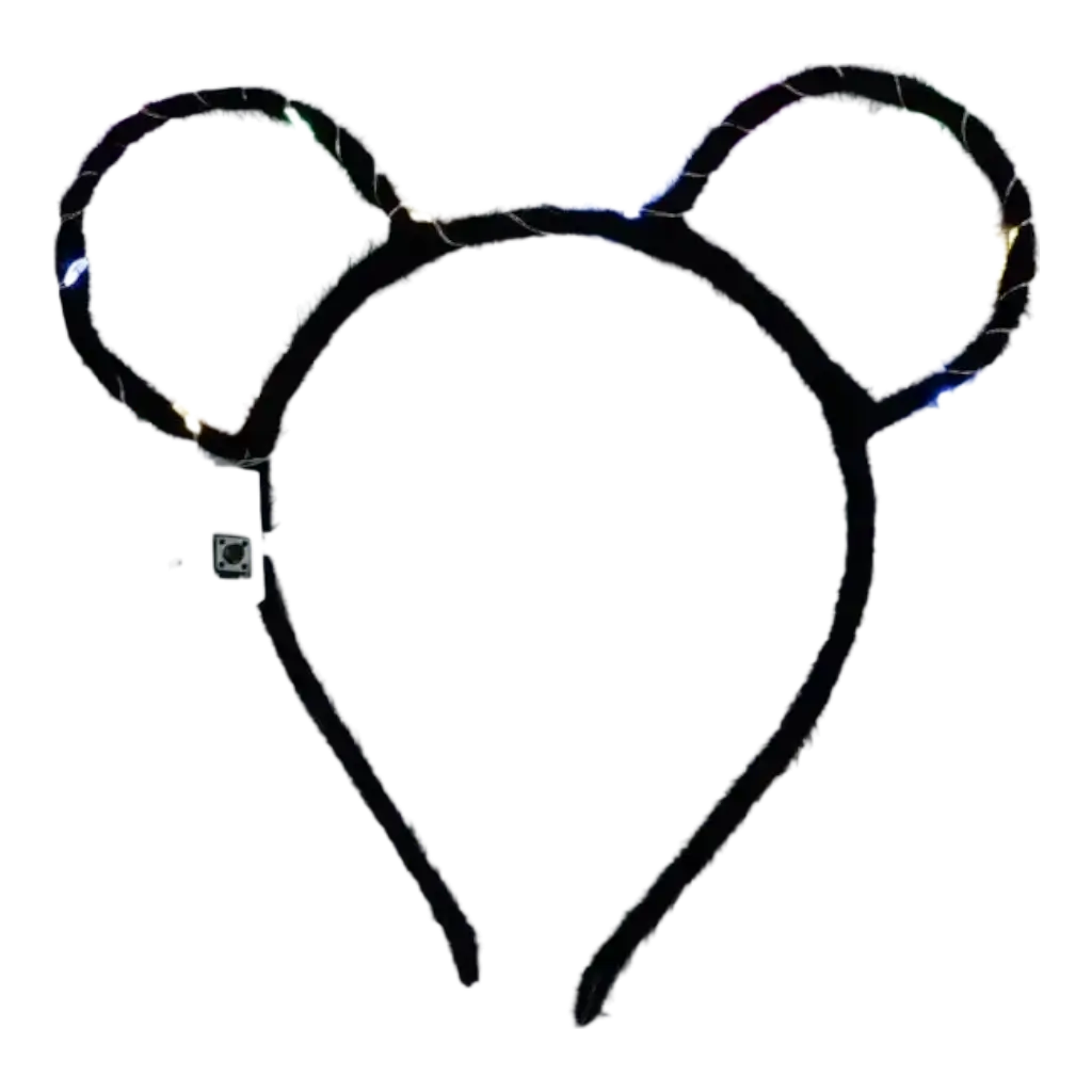 Illuminated LED Mouse Headband
