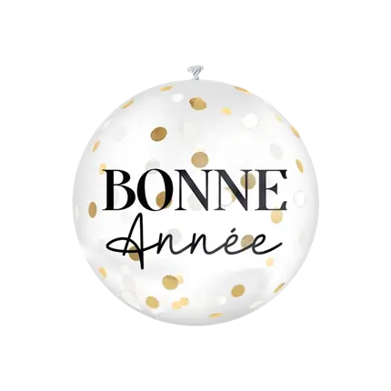 Giant Happy New Year Confetti Balloon 100cm