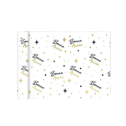 Happy New Year table runner 4 metres
