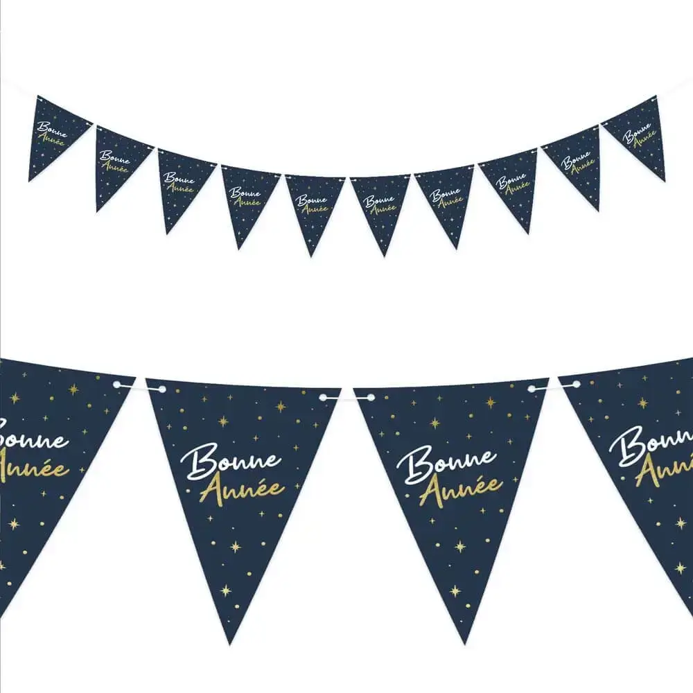 Navy Blue "Happy New Year" Festoon 3 metres