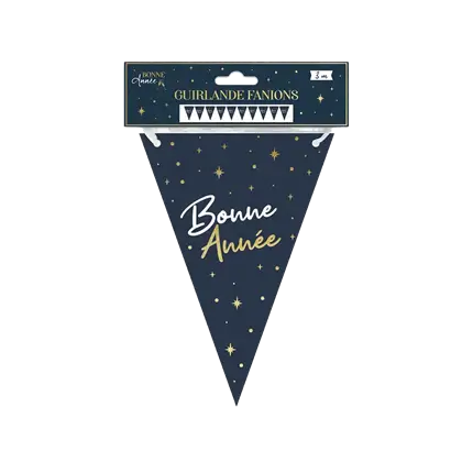 Navy Blue Happy New Year Festoon 3 metres