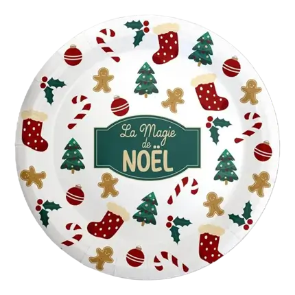 Magic of Christmas motif plate - Set of 6