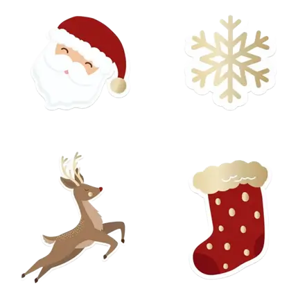 Christmas table decorations - Set of 60