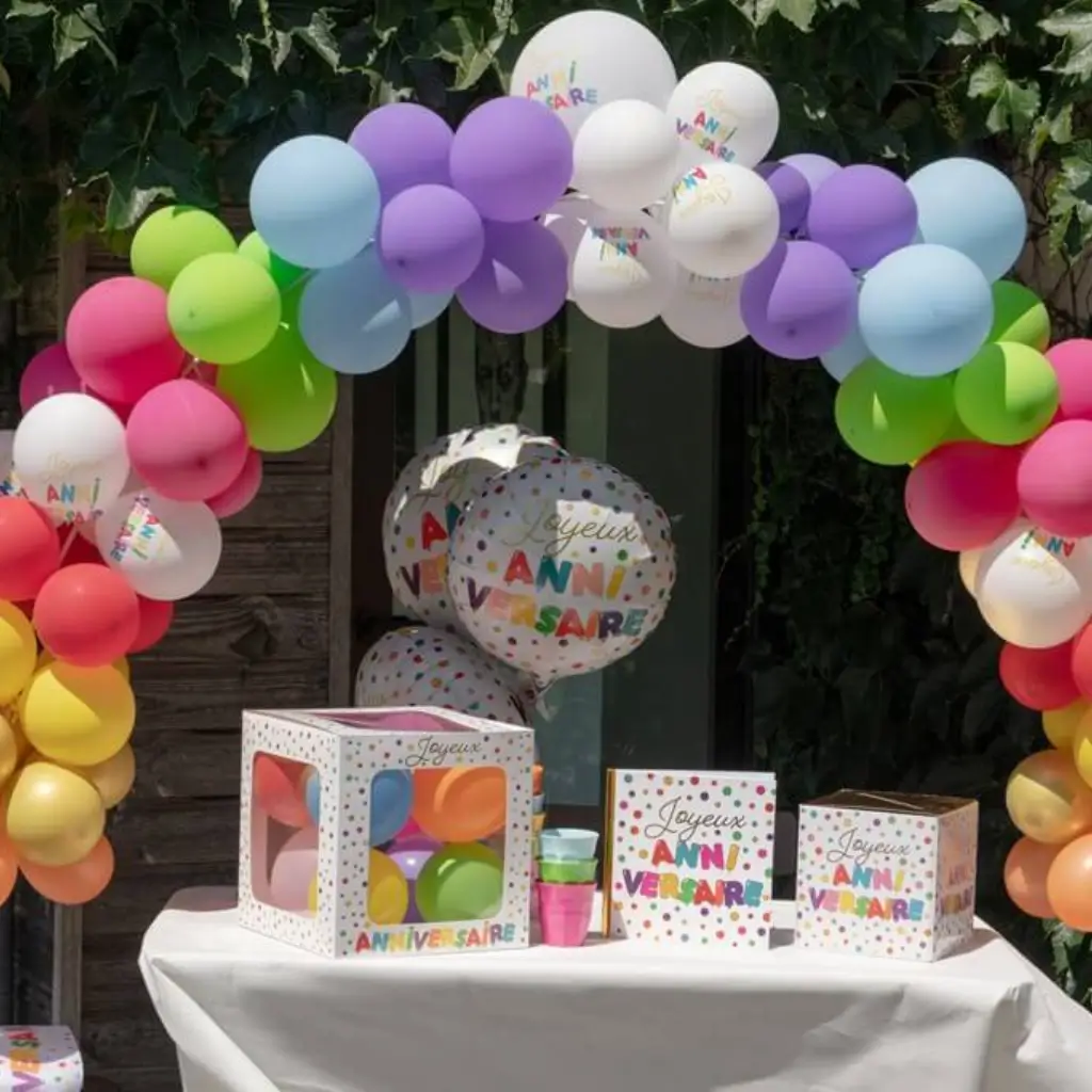 Birthday Balloon with Balloon Motifs