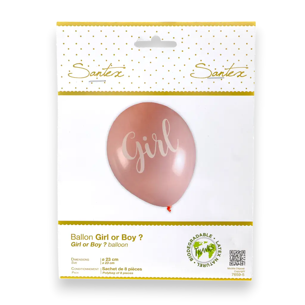 Girl or Boy ? Pink - Set of 8