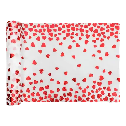 Saint Valentine table runner 3 metres