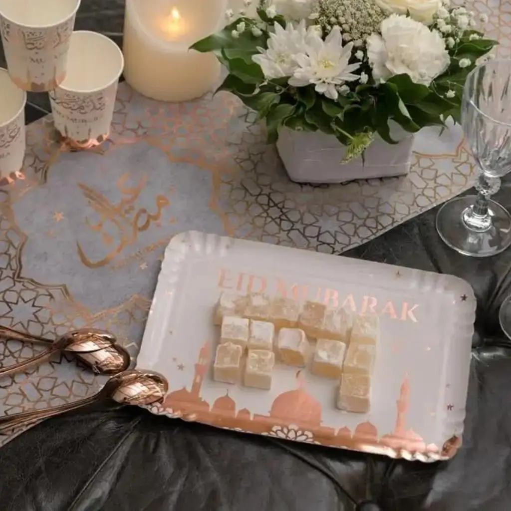 Eid Mubarak table runner - 5 metres