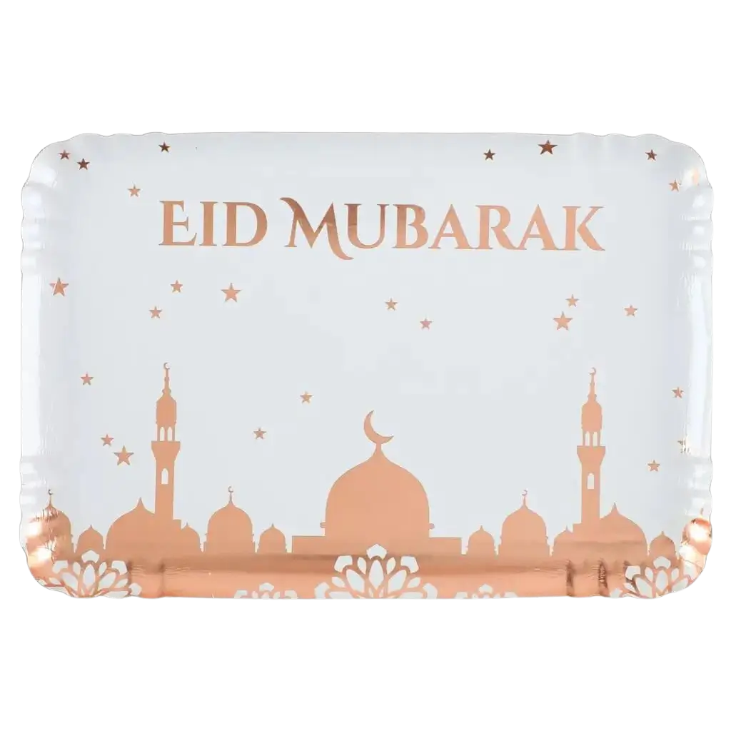 Eid Mubarak tray - Set of 5