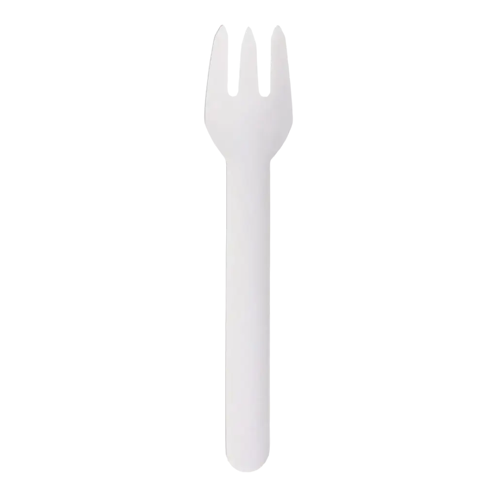 White Disposable Fork - Set of 10