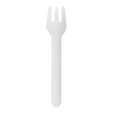 White Disposable Fork - Set of 10