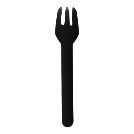 Disposable Black Fork - Set of 10
