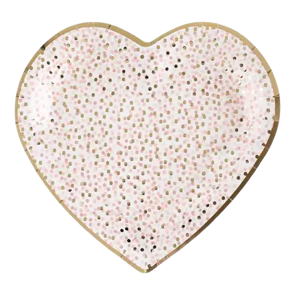 Girl & Boy Rose plate 22.5cm - Set of 10