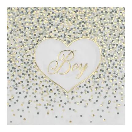 Girl & Boy Blue Towel - Set of 20