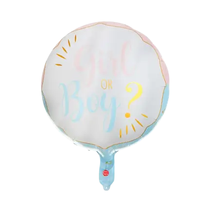 Girl or Boy aluminium balloon