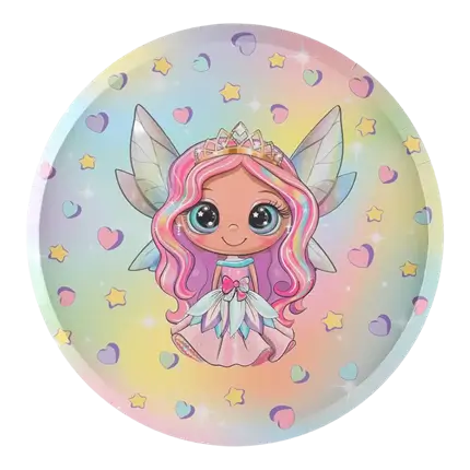 P'tite fée plate 22.5cm - Set of 10