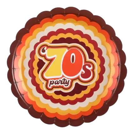 Plate 70's 23cm - Set of 10