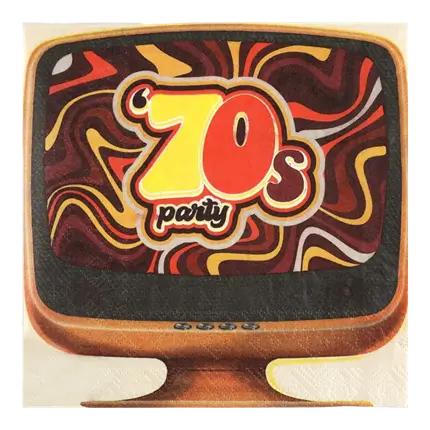 70's napkin - Set of 20
