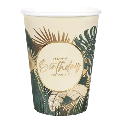 Birthday Jungle tumbler - Set of 10