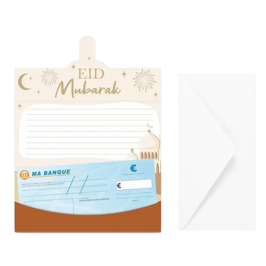 Aid Mubarak" Ticket Envelope