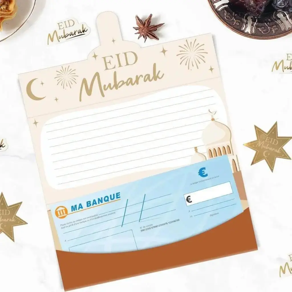 Aid Mubarak" Ticket Envelope