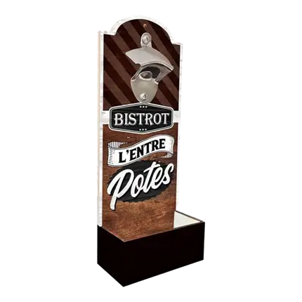 Bistrot entre Potes wall-mounted bottle opener