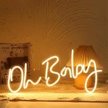 Oh Baby Neon Light Warm White