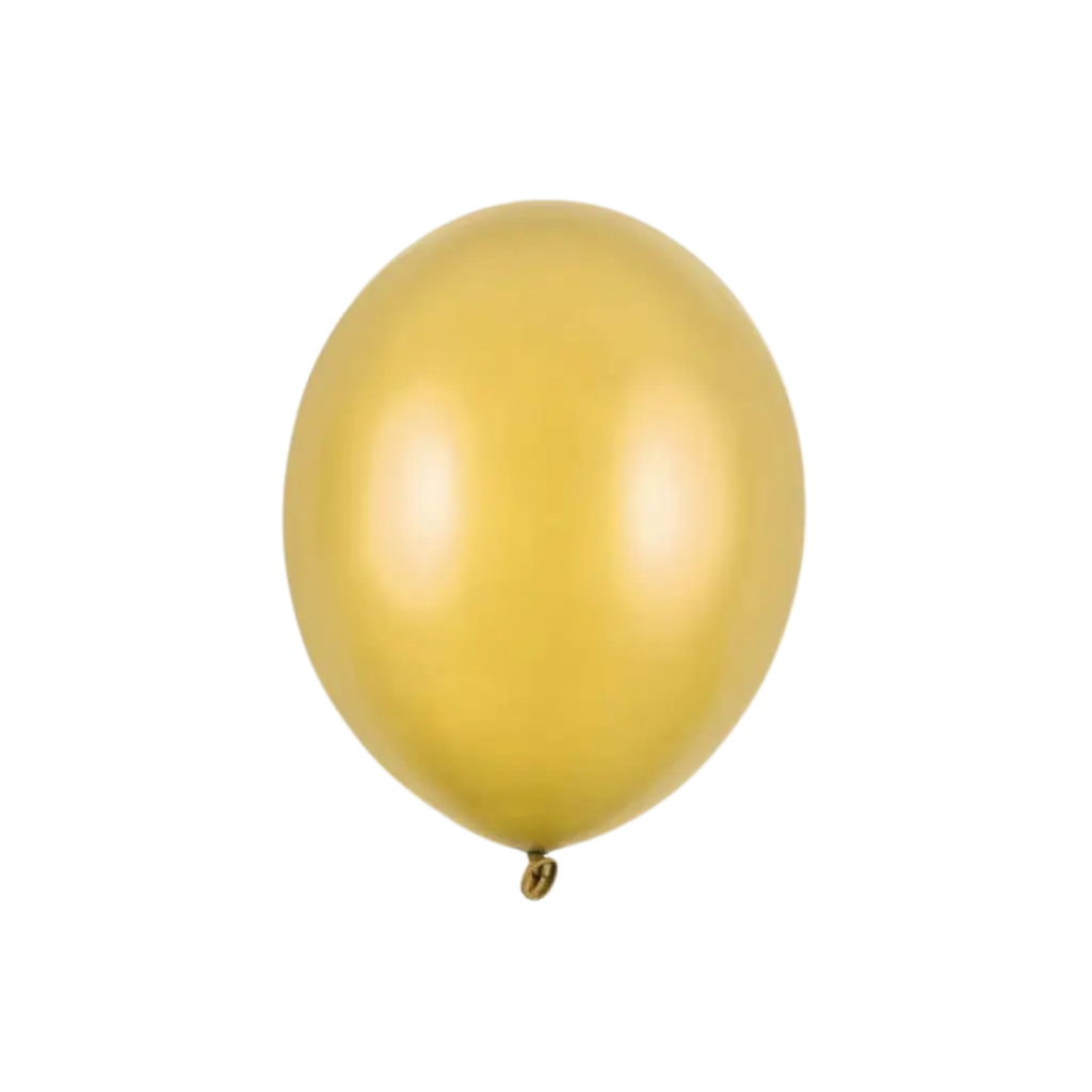 Pack of 50 metallic gold balloons