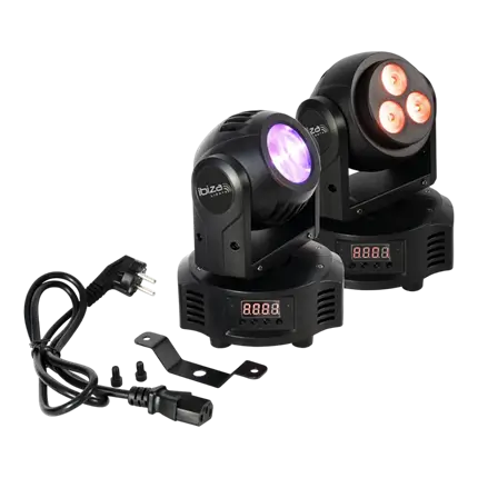 MH BEAM WASH Double lyre DMX