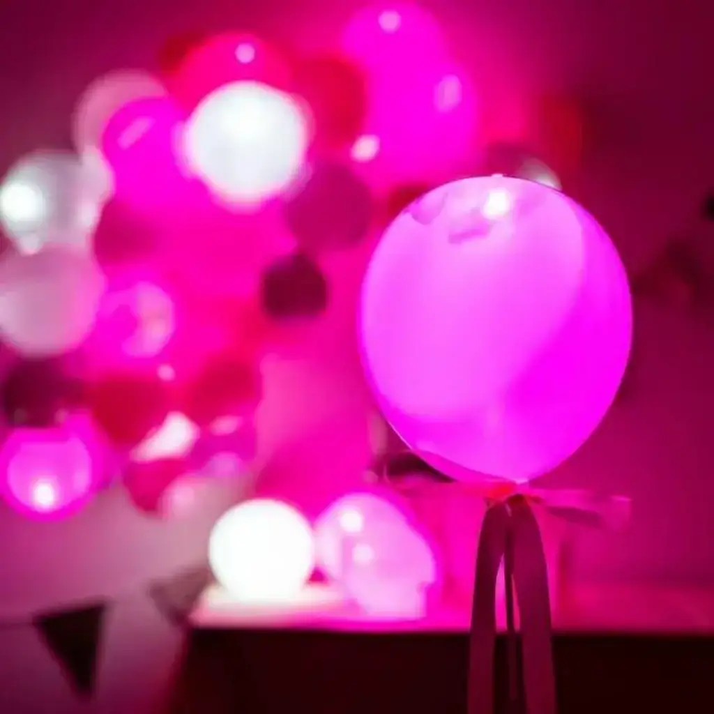 Illooms® LED Latex Balloons - Pink