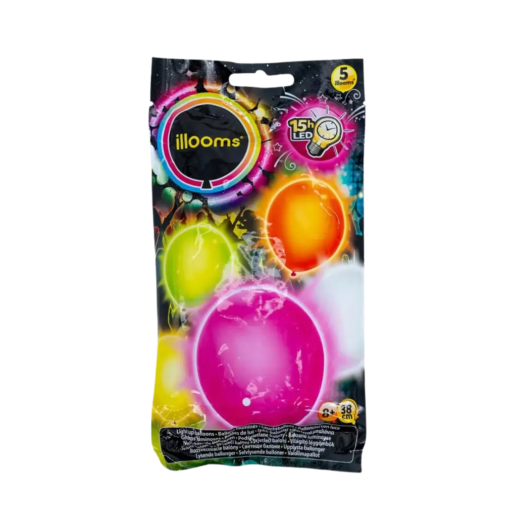 Illooms® LED Latex Balloons - Summer Colors