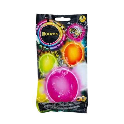 Illooms® LED Latex Balloons - Summer Colors