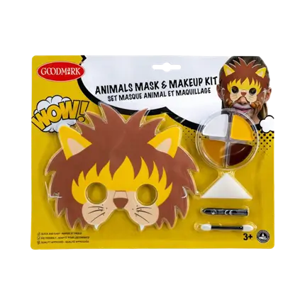 Make-up kit with children's mask, Lion theme