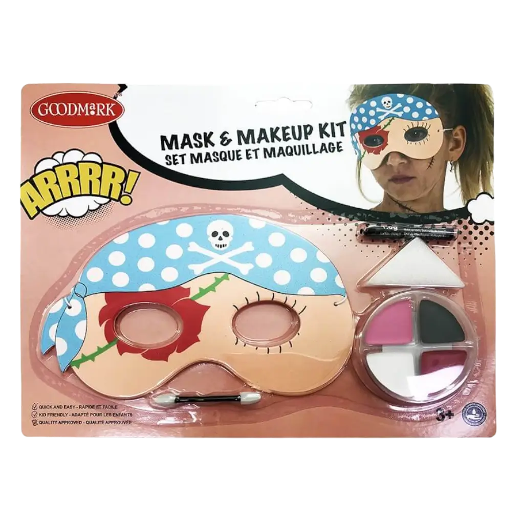 Make-up kit with children's mask, "Pirate" theme