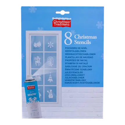 SMALL PAPER STENCILS 8 PCS