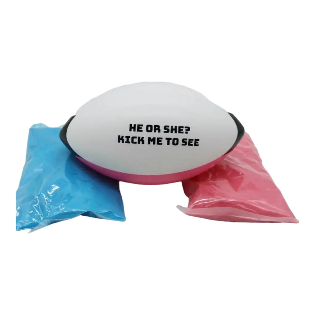 Gender Reveal Rugby Ball Kit