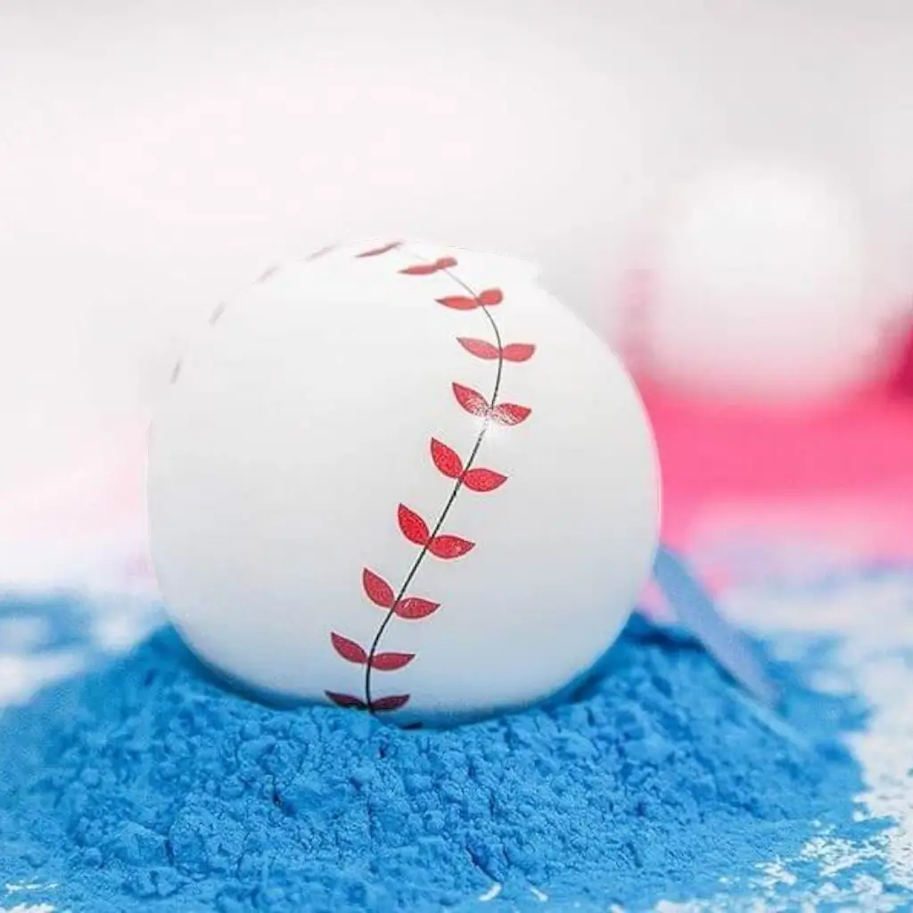 Gender Reveal baseball