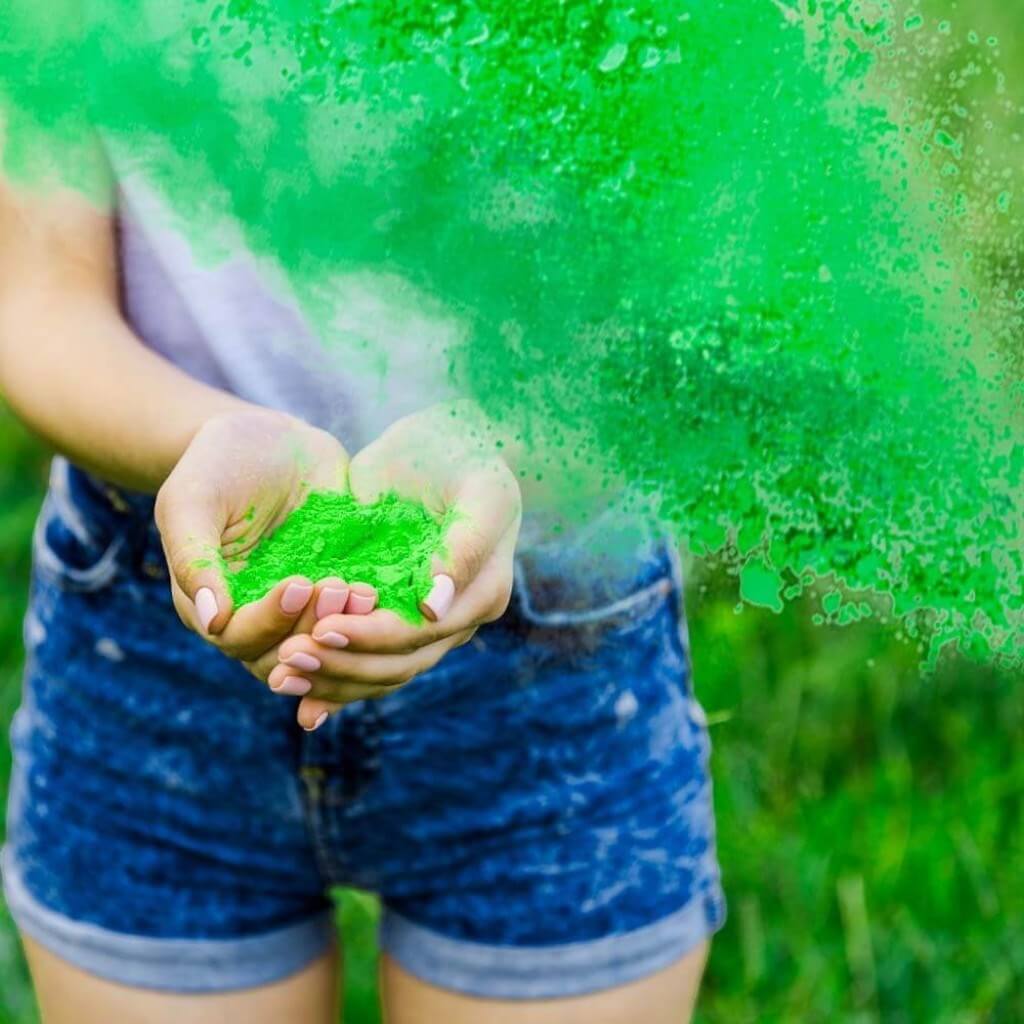 Holi Mini Powder Blaster - Green