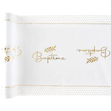 Christening table runner